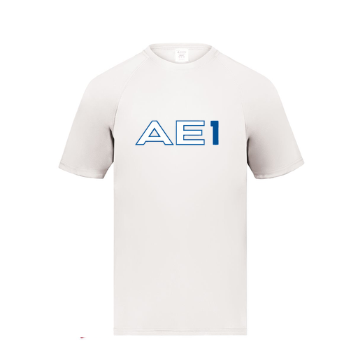 [2790.005.S-LOGO1] Men's Smooth Sport T-Shirt (Adult S, White, Logo 1)