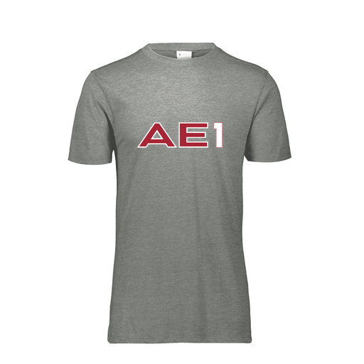 [FTSCUBGY-YS-LOGO3] Decker Youth Tri-Blend T-Shirt - Short Sleeve (Youth S, Gray, Logo 3)