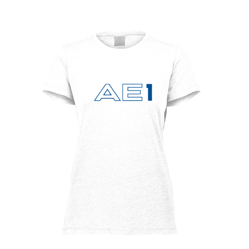 [FTSCUBWH-FAXS-LOGO1] Decker Women's Tri-Blend T-Shirt - Short Sleeve (Female Adult XS, White, Logo 1)