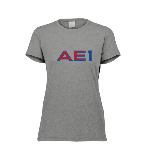 [FTSCUBGY-FAXS-LOGO2] Decker Women's Tri-Blend T-Shirt - Short Sleeve (Female Adult XS, Gray, Logo 2)