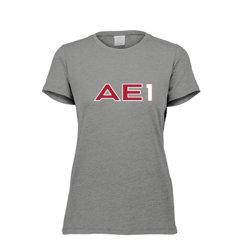 [FTSCUBGY-FAXS-LOGO3] Decker Women's Tri-Blend T-Shirt - Short Sleeve (Female Adult XS, Gray, Logo 3)