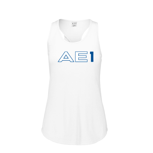 [3078.005.S-LOGO1] Ladies Tri Blend Tank Top (Female Adult S, White, Logo 1)