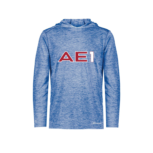 [FOLHCGRY-YS-LOGO3] Decker Youth Charge Hoodie (Youth S, Royal, Logo 3)