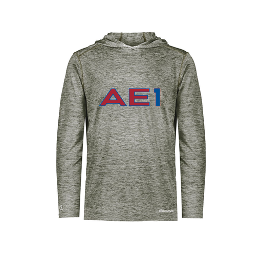 [FOLHCGGY-YS-LOGO2] Decker Youth Charge Hoodie (Youth S, Gray, Logo 2)