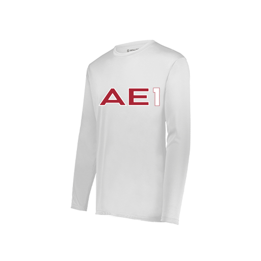 [222822.005.XS-LOGO3] Men's LS Smooth Sport Shirt (Adult XS, White, Logo 3)