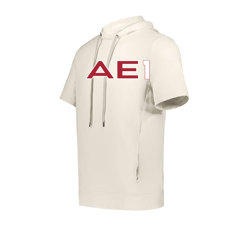 [222605-WHT-YS-LOGO3] YOUTH VENTURA SOFT KNIT SHORT SLEEVE HOODIE (Youth S, White, Logo 3)